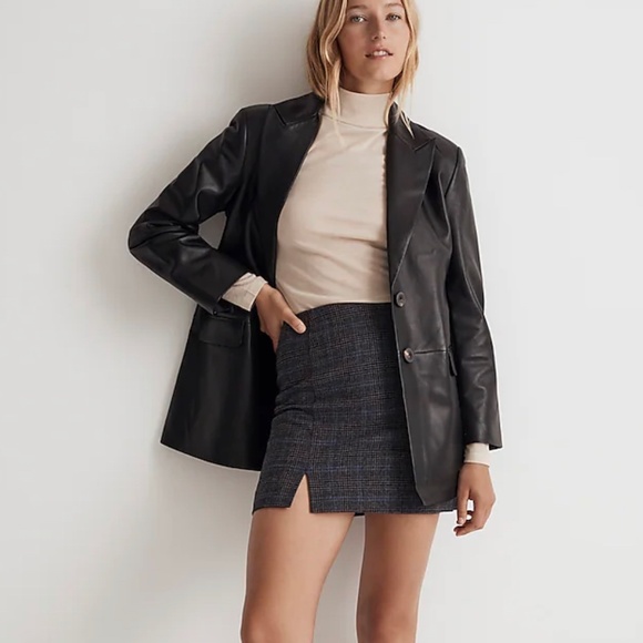 Madewell NWT Sheer Mockneck Tee Long sleeve in Heathered Merlot New cozy sleek - Picture 2 of 4